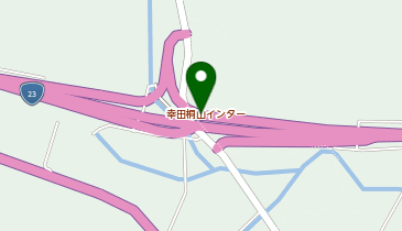 名豊道路 幸田桐山IC 上り 入口の地図画像