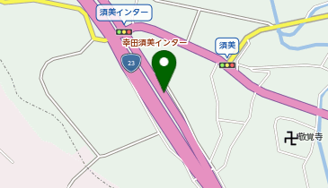 名豊道路 幸田須美IC 上り 入口の地図画像