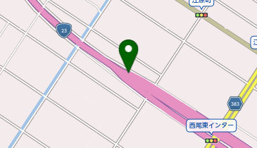 名豊道路 西尾東IC 上り 出口の地図画像