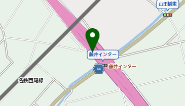 名豊道路 藤井IC 下り 入口の地図画像