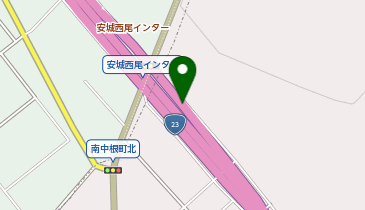 名豊道路 安城西尾IC 上り 入口の地図画像