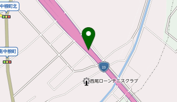 名豊道路 安城西尾IC 下り 出口の地図画像