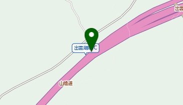 山陰自動車道 出雲湖陵IC 上り 出口の地図画像