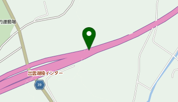 山陰自動車道 出雲湖陵IC 上り 入口の地図画像