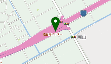 新潟バイパス 逢谷内IC 上り 入口の地図画像