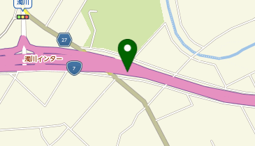 新新バイパス 濁川IC 上り 出口の地図画像