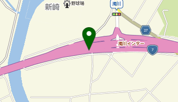 新新バイパス 濁川IC 上り 入口の地図画像