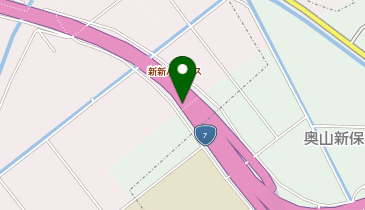 新新バイパス 新発田IC 上り 入口の地図画像