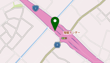 新新バイパス 聖籠IC 上り 入口の地図画像