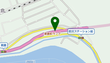 三原バイパス 新倉町 下り 出口の地図画像