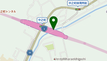 三原バイパス 中之町 上り 入口の地図画像