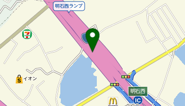 加古川バイパス 明石西 下り 入口の地図画像