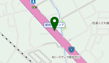 加古川バイパス 加古川東 上り 出口の地図画像