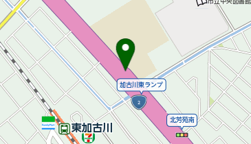 加古川バイパス 加古川東 上り 入口の地図画像