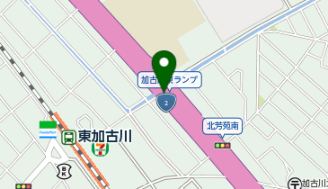 加古川バイパス 加古川東 下り 出口の地図画像