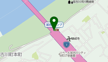 加古川バイパス 加古川 上り 出口の地図画像