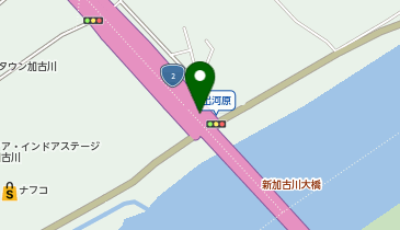 加古川バイパス 加古川西詰 上り 入口の地図画像