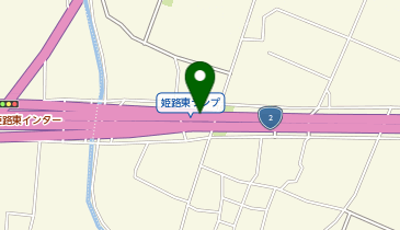 姫路バイパス 姫路東 上り 入口の地図画像