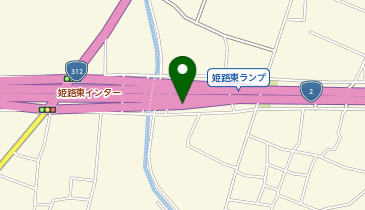 姫路バイパス 姫路東 下り 出口の地図画像