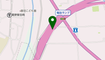 太子竜野バイパス 福田 下り 入口の地図画像