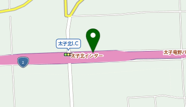 太子竜野バイパス 太子北 上り 入口の地図画像