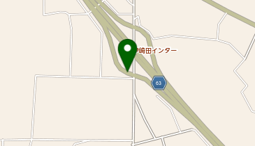 都城志布志道路 伊崎田IC 上り 入口の地図画像