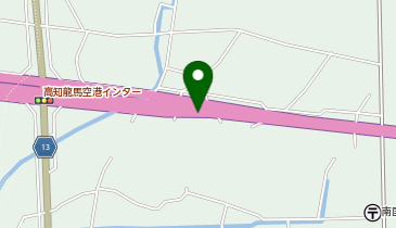 南国安芸道路 高知龍馬空港IC 上り 出口の地図画像