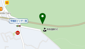 阪奈道路 宝来IC 下り 出口の地図画像