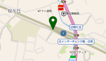 阪奈道路 辻町IC 上り 入口の地図画像