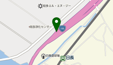 西知多産業道路 日長IC 上り 出口の地図画像