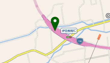 伊豆中央道 伊豆長岡IC 上り 入口の地図画像