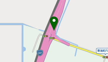 西知多産業道路 荒尾IC 下り 出口の地図画像