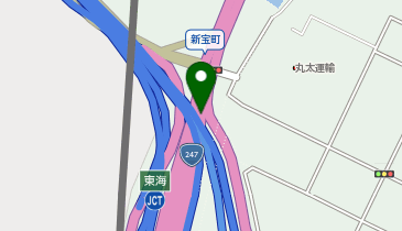 西知多産業道路 東海IC 下り 出口の地図画像