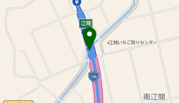 伊豆中央道 江間料金所 上り 入口の地図画像