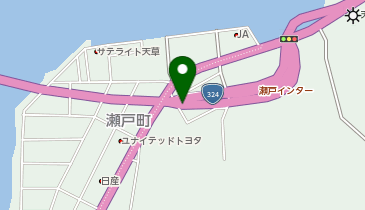 本渡道路 瀬戸IC 下り 入口の地図画像