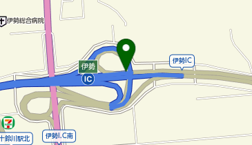 伊勢二見鳥羽ライン 伊勢IC 下り 入口の地図画像