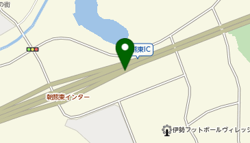 伊勢二見鳥羽ライン 朝熊東IC 上り 出口の地図画像