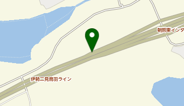 伊勢二見鳥羽ライン 朝熊東IC 下り 出口の地図画像