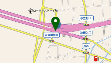 浜松バイパス 小立野IC 下り 入口の地図画像