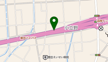 磐田バイパス 森岡IC 上り 出口の地図画像