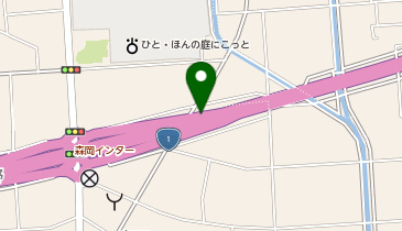 磐田バイパス 森岡IC 上り 入口の地図画像