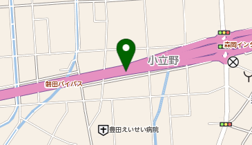 磐田バイパス 森岡IC 下り 入口の地図画像