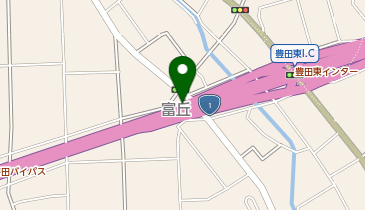 磐田バイパス 豊田東IC 上り 出口の地図画像