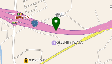 磐田バイパス 岩井IC 下り 出口の地図画像