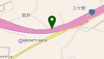 磐田バイパス 三ヶ野IC 上り 出口の地図画像