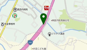 浦添バイパス 沢岻交差点 上り 出口の地図画像