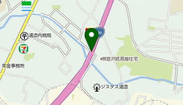 浦添バイパス 沢岻交差点 下り 入口の地図画像