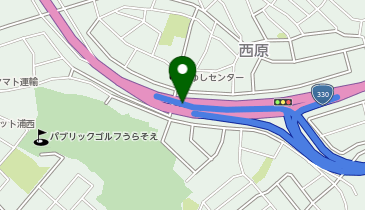 西原バイパス(国道330) 西原IC 上り 出口の地図画像