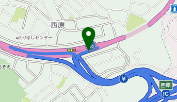 西原バイパス(国道330) 西原IC 下り 出口の地図画像