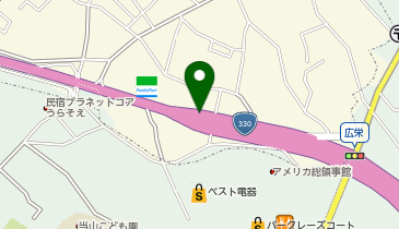 浦添バイパス 光栄交差点 上り 出口の地図画像